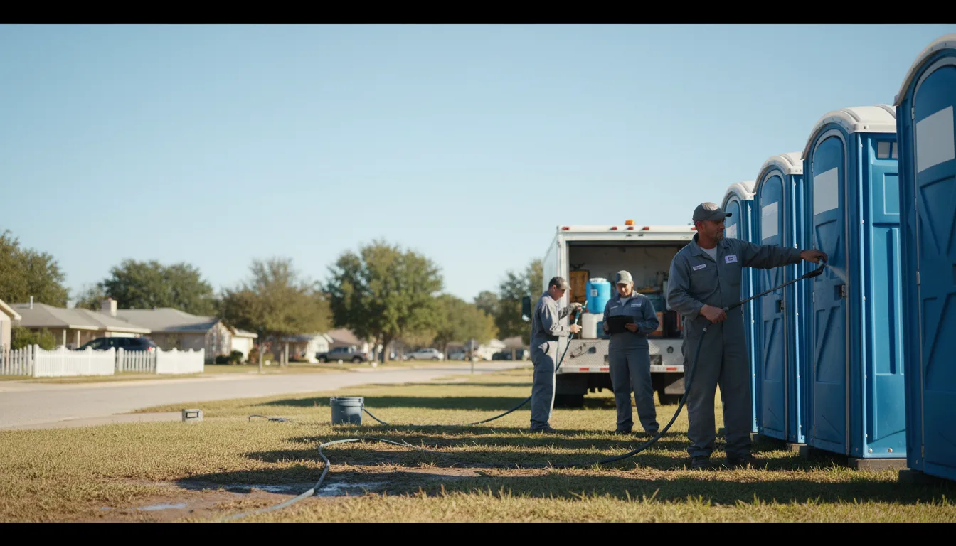 Long-Term Portable Toilet Rental in Camp Wood, TX near me